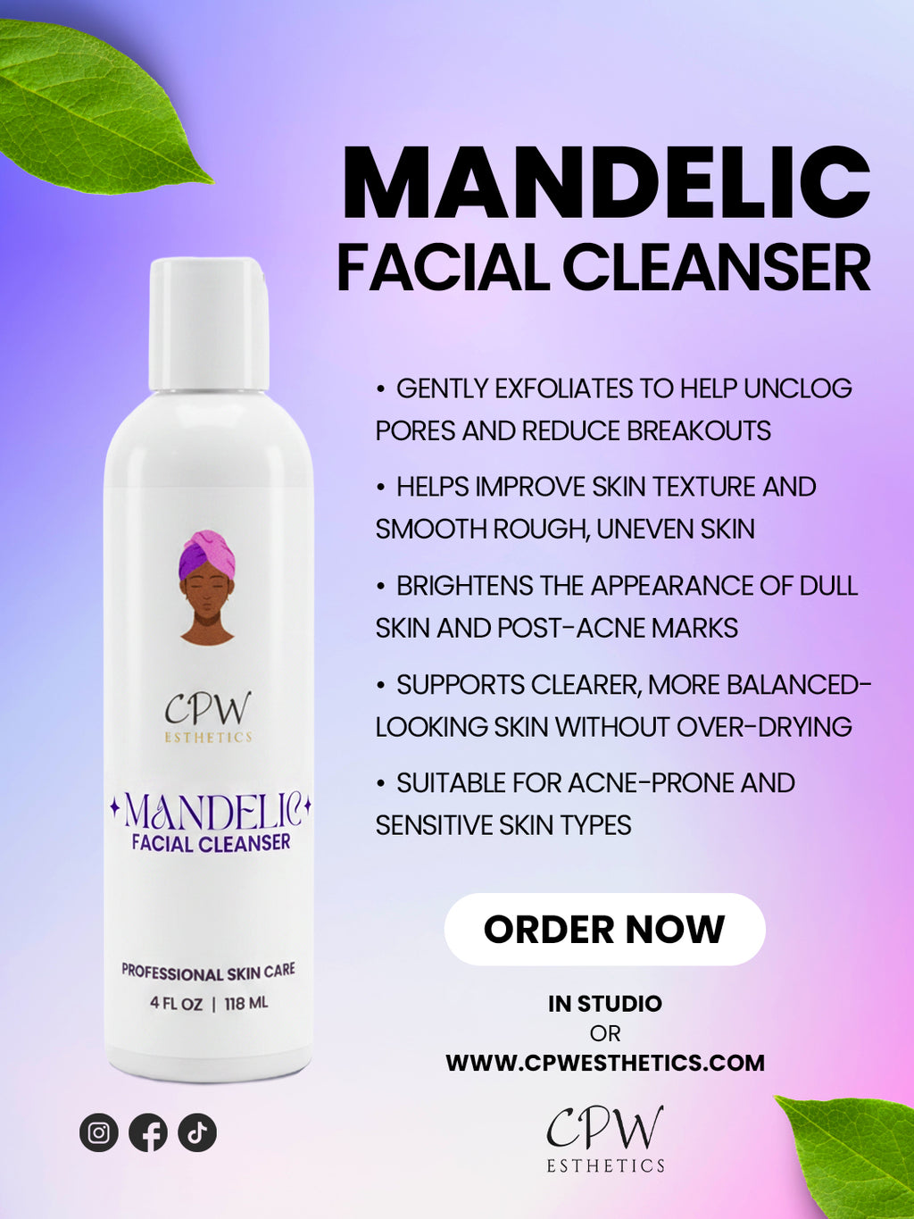 Mandelic Facial Cleanser