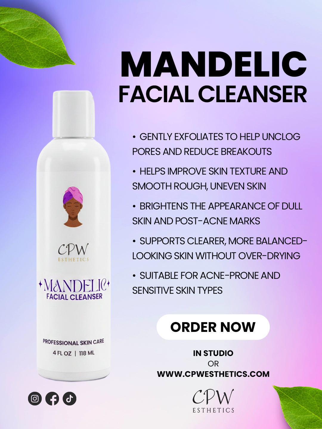 Mandelic Facial Cleanser