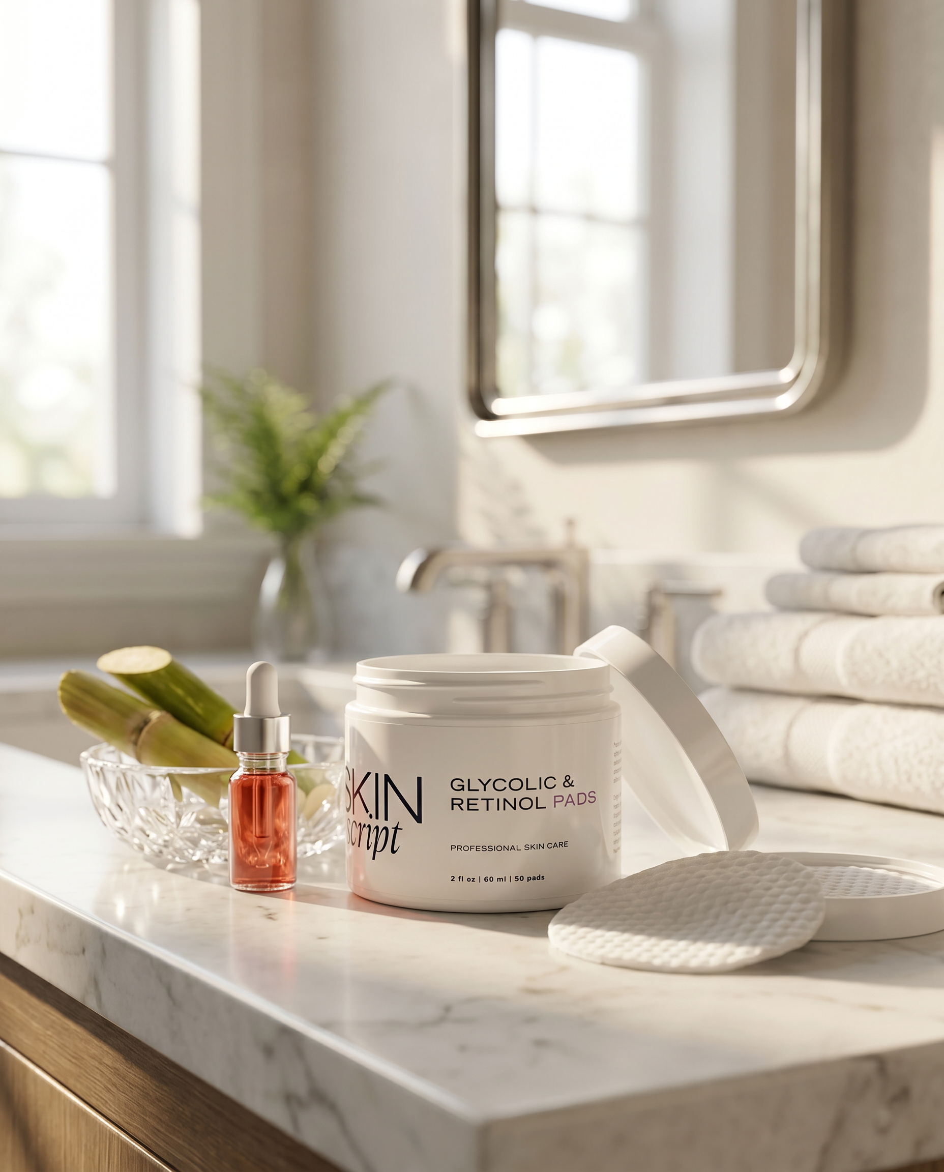 Skin Script Glycolic and Retinol Pads