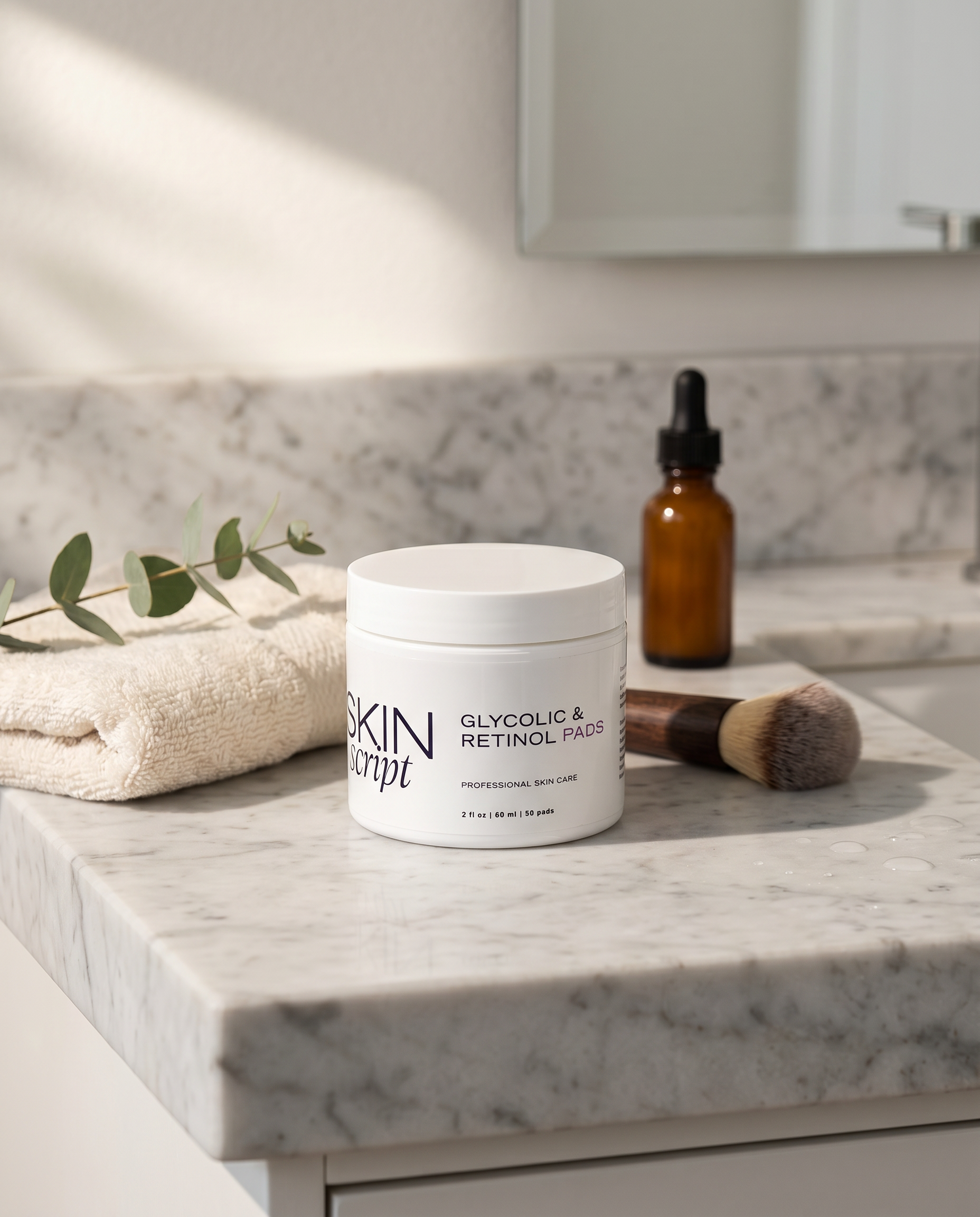 Skin Script Glycolic and Retinol Pads