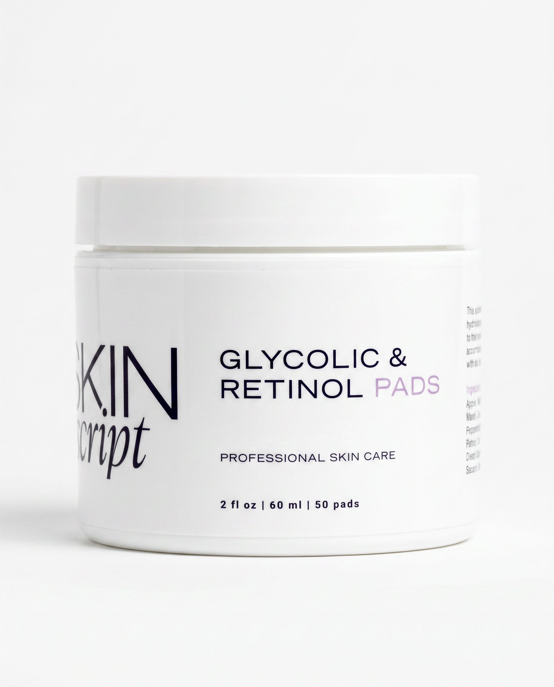 Skin Script Glycolic and Retinol Pads